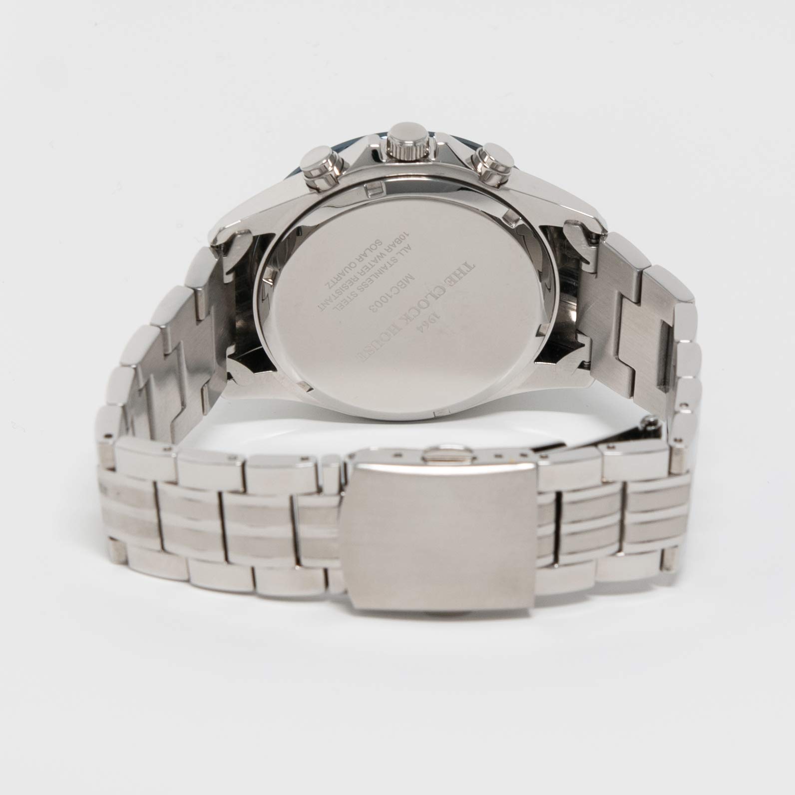 The Clock House Watch Business Casual Solar Chronograph Navy